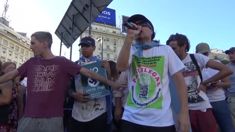 Marcha en contra del pase sanitario en Argentina: 8 de enero de 2022 ( 8 )