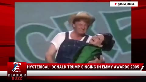 Hysterical! Donald Trump Singing In Emmy Awards 2005