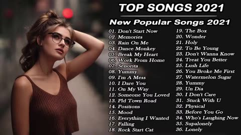 Pop Music 2021 Top Songs || BillBoard Top Song This Week Memories.I Dare You.Dance Monkey.Falling.In