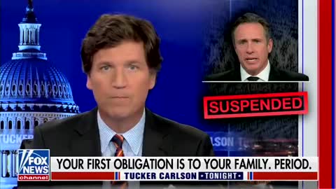 Tucker Eulogizes Chris Cuomo’s Career in Hilarious Fashion [mirrored]