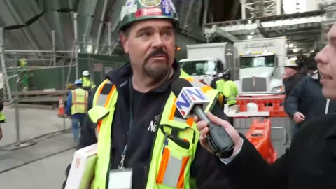 LOVE IT! Manhattan union worker has a special message for Joe Biden!