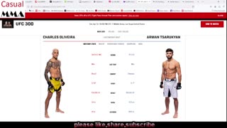 Charles Oliveira vs Arman Tsarukyan