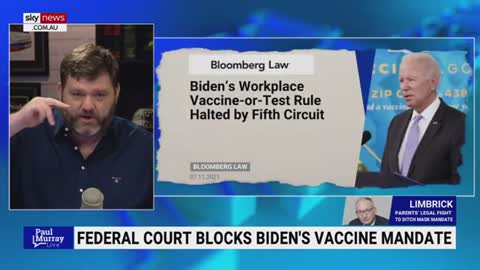 Federal court blocks Biden's vaccine mandate.