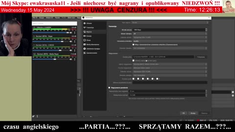 4844 - kodowanie w OBS do nagrywania i strimowania, może teraz będzie dobrze 👮‍♀️ - 15.04.2024 rok