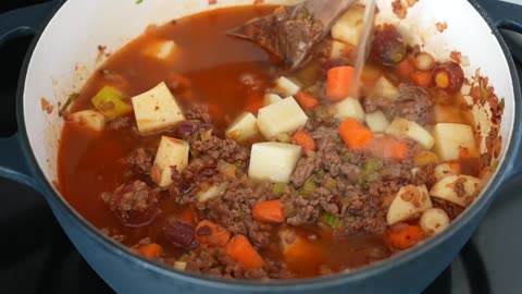 Meal Prep Like a Pro with This High Protein Spicy Vegetable Beef Soup Recipe