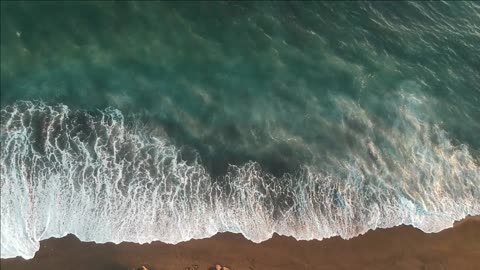 Sea Ocean Wave Beach With Blue Nature Pacific Gold Sand