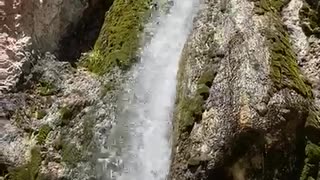 Beautiful waterfall in At Bashy (KG)