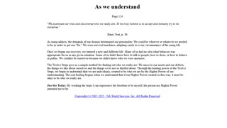 Just for Today - As we understand - 5-28-21