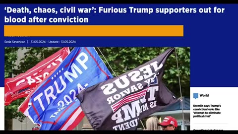 TRUMP'S FAKE GUILTY VERDICT! DEATH, CHAOS, CIVIL WAR THE STAGE IS SET FOR A MAJOR FALSE FLAG! 🔥