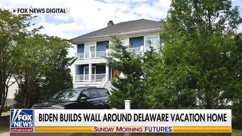 Biden is building a wall around his home in Delaware with $500k of your tax dollars.