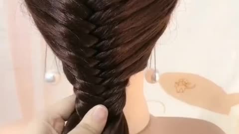 The unique hairstyles for girls.party hair style for girls.easy and beautiful hair style for girls.