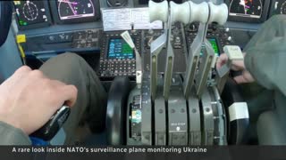 NATO surveillance plane watches Russia's activity in Ukraine