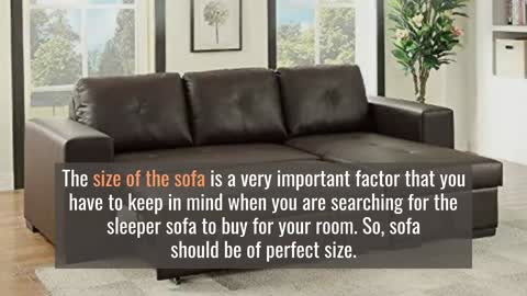 Comfortable Sleeper Sofa