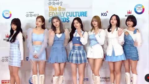 TWICE on 8th E-Daily Culture Awards Red Carpet