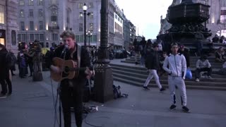 Harry Marshall Music Busking in London 25th January 2018 singles 1