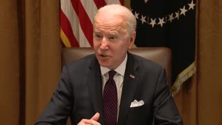 Biden: "Let there be no doubt at all that if Putin makes this choice, Russia will pay a heavy price."