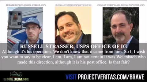 project veritas audio from USPS whisle blower