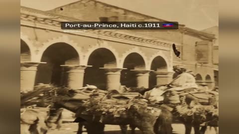 LA VILLE DE PORT-AU-PRINCE DANS L'ANNEE 1911 HAITI