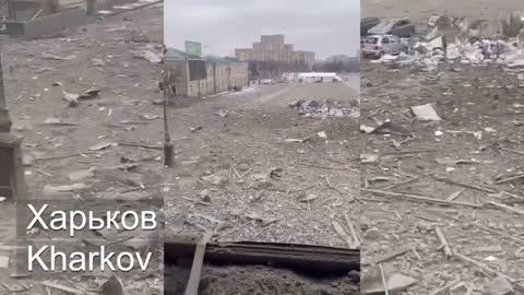 RUSSIA vs UKRAINE LIVE FOOTAGE DEVASTATION IN KYIV, RESIDENT APARTMENT BOMBED