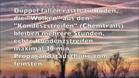 Chemtrails enthalten Aluminium und Barium, die Menschen sind bereits hochgradig vergiftet.