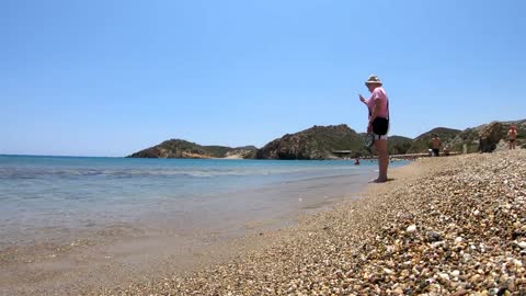 Crete beaches Voulisma and Vai -[ASMR] 【4K】