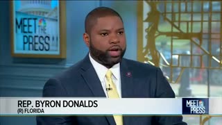 ByronDonalds says the world 'was in a much safer place' when Donald Trump was president