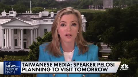 House Speaker Pelosi to visit Taiwan tomorrow, according to reports