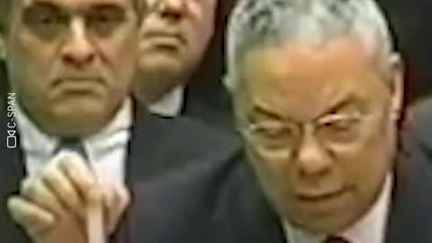 Colin Powell Tells The Lies To Sell The Iraq War