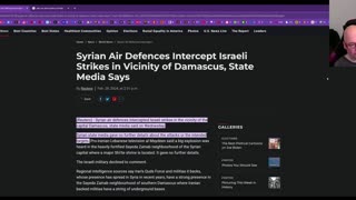 Israel is striking Damascus, Syria with missiles