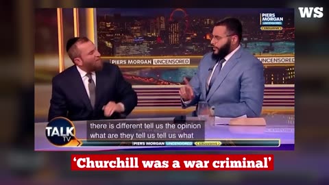 "Churchill was a war criminal"