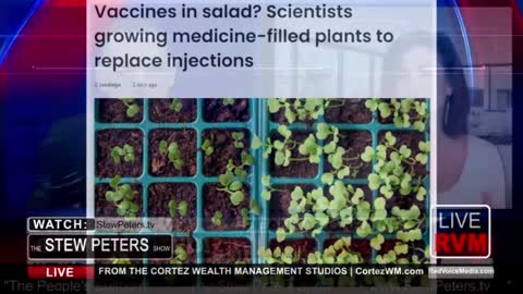 Salad Shots: Mad Scientists Plan To Put MRNA BioTech Vaccines In Food