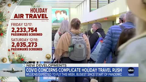 Holiday travel ramps up, some airports add on-site testing.
