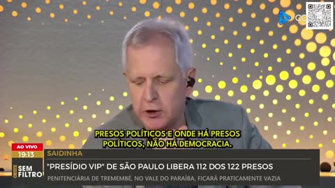 Onde Há Presos Políticos Não Há Democracia...Parabéns Jornalista Augusto Nunes. Que Brasil é Esse!?