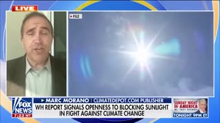 Marc Morano comments on the U.S. government's openness to blocking out the sun