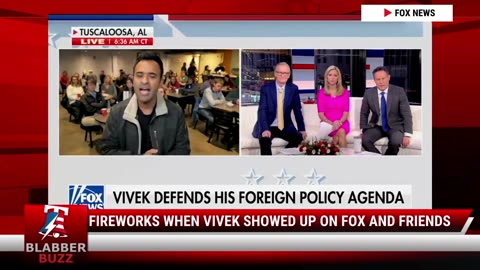 Fireworks When Vivek Showed Up On Fox And Friends