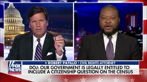 Tucker Carlson debates civil rights attorney about citizenship question on census