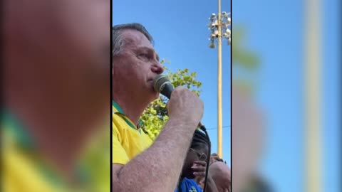 ETERNO PRESIDENTE JAIR BOLSONARO FAZ FORTE DISCURSO E SE EMOCIONA 🇧🇷