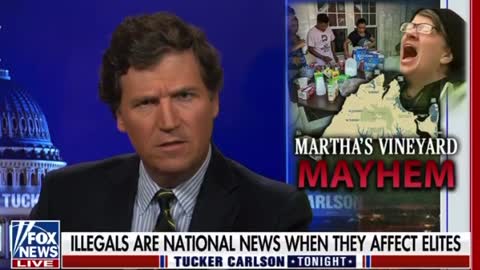 Tucker calling out the Martha’s Vineyard bigots!