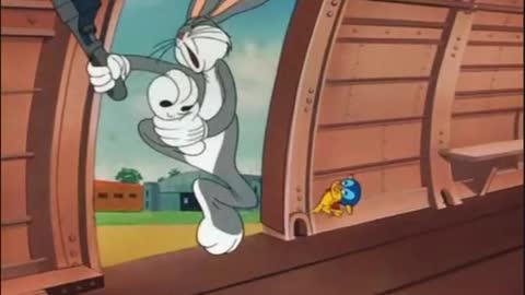 Falling Hare c.1943 : World War II Cartoon with Bugs Bunny