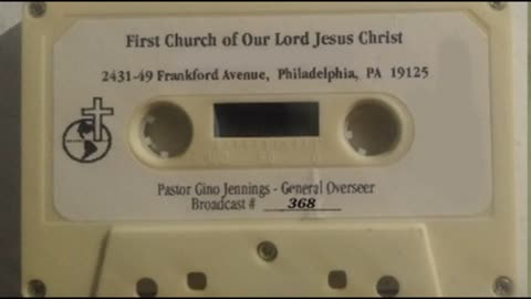 Pastor Gino Jennings - Truth of God #368 **Classic Cassette** THROWBACK