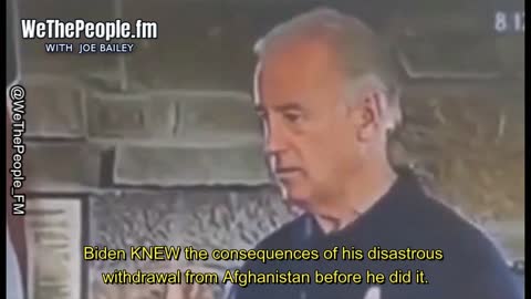 Joe Biden knew what would happen. He did it anyways. Hear it from his own mouth!