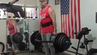 65 yr old HEX Bar DEADLIFTS 315x5r🎥 MONDAY NOV 20TH- PULLS / ABS