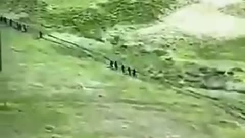 Video of one of the Russian assaults