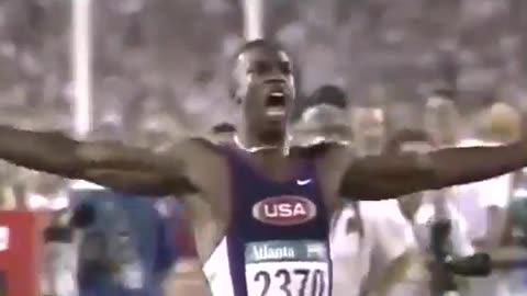 Race in 1996 when Michael Johnson shattered the 200 meter world record