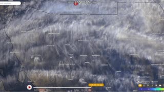 Large Chemtrail Weather Control Operation Ongoing Over The Country of Mexico