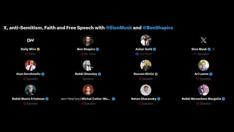 Elon Musk, Ben Shapiro on antisemitism and free speech