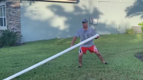 Exercise Technique #1 PVC lateral shuffle tic-toc