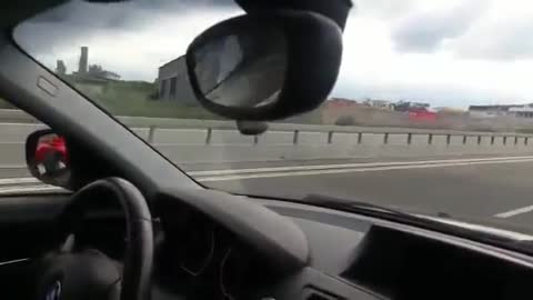 Amazing Formula 2 Driving on Highway