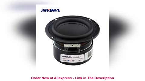 ✨ AIYIMA 2Pcs 3 Inch Subwoofer Audio Speaker Driver 4 8 Ohm 25W Portable Hifi Stereo Speakers Woofer