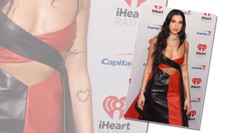 Dua Lipa sizzles in black and red leather as she joins Bebe Rexha and Paris Hilton #dualipa #bebe